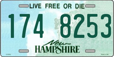 NH license plate 1748253