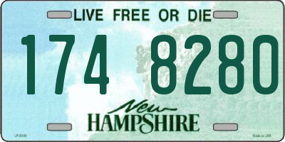 NH license plate 1748280