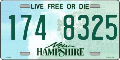 NH license plate 1748325