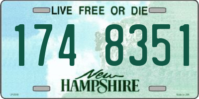 NH license plate 1748351
