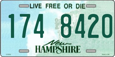 NH license plate 1748420