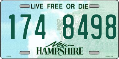 NH license plate 1748498