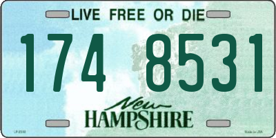 NH license plate 1748531