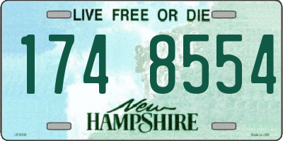 NH license plate 1748554