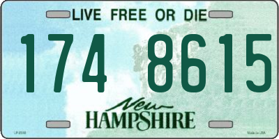 NH license plate 1748615