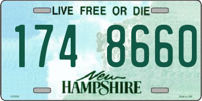 NH license plate 1748660