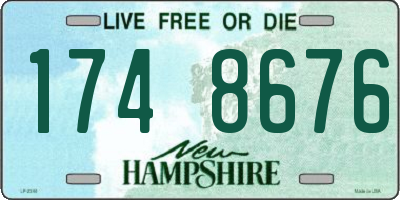 NH license plate 1748676