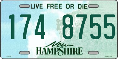 NH license plate 1748755