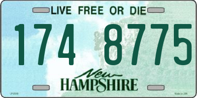 NH license plate 1748775
