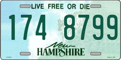 NH license plate 1748799