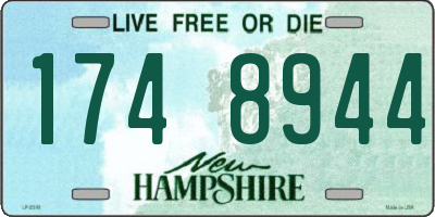 NH license plate 1748944