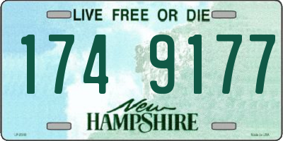 NH license plate 1749177