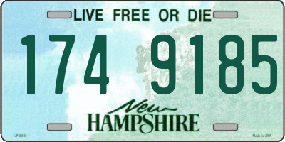 NH license plate 1749185