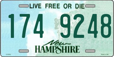 NH license plate 1749248