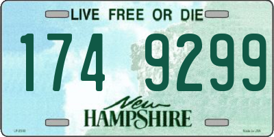 NH license plate 1749299