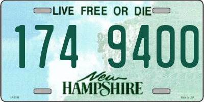NH license plate 1749400