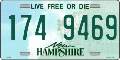 NH license plate 1749469