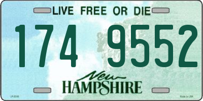NH license plate 1749552