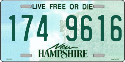 NH license plate 1749616