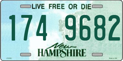 NH license plate 1749682