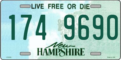 NH license plate 1749690