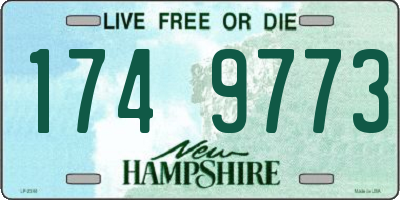 NH license plate 1749773
