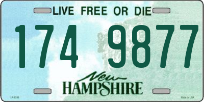 NH license plate 1749877
