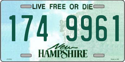 NH license plate 1749961