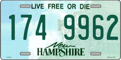 NH license plate 1749962