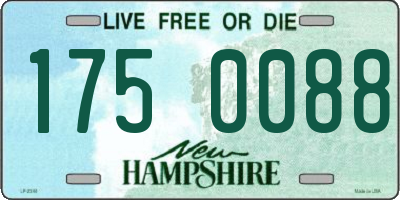 NH license plate 1750088