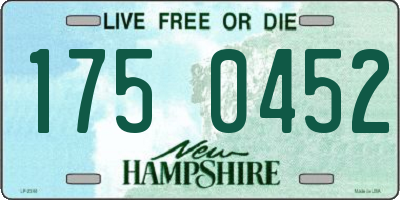 NH license plate 1750452