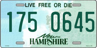 NH license plate 1750645