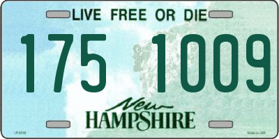 NH license plate 1751009