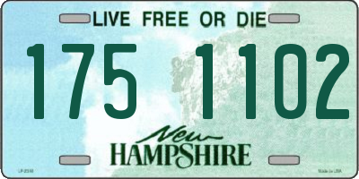 NH license plate 1751102
