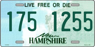 NH license plate 1751255
