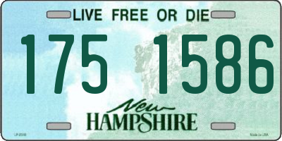 NH license plate 1751586