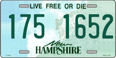 NH license plate 1751652