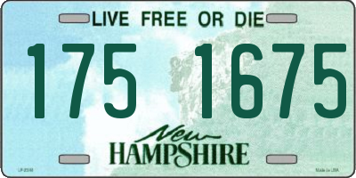 NH license plate 1751675