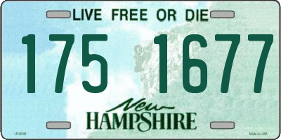NH license plate 1751677