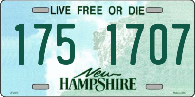 NH license plate 1751707