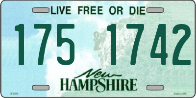 NH license plate 1751742