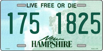 NH license plate 1751825
