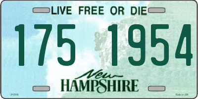 NH license plate 1751954