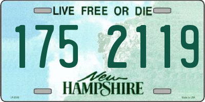 NH license plate 1752119