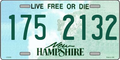 NH license plate 1752132