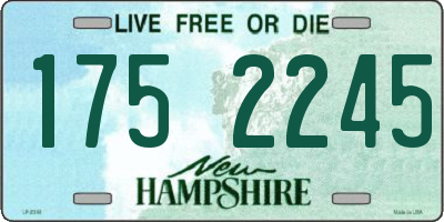 NH license plate 1752245