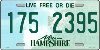 NH license plate 1752395