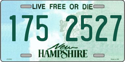 NH license plate 1752527