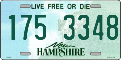 NH license plate 1753348