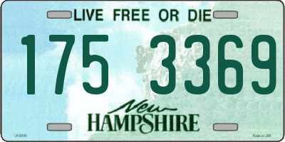 NH license plate 1753369